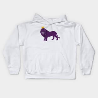 Purple Lion Kids Hoodie